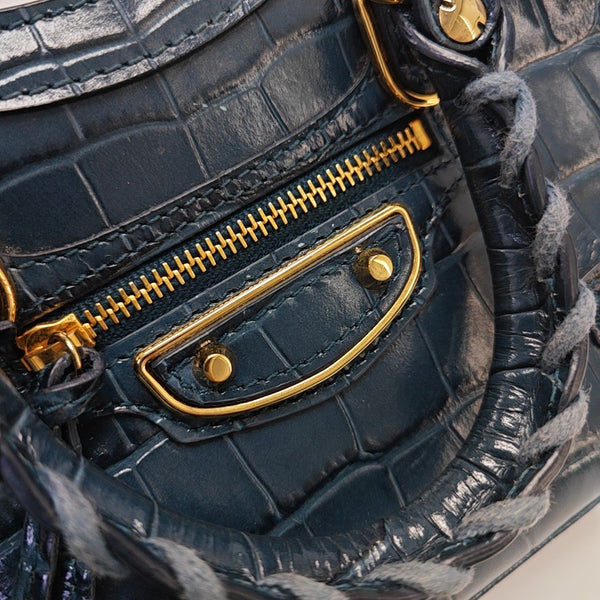 Classic City Calfskin Blue