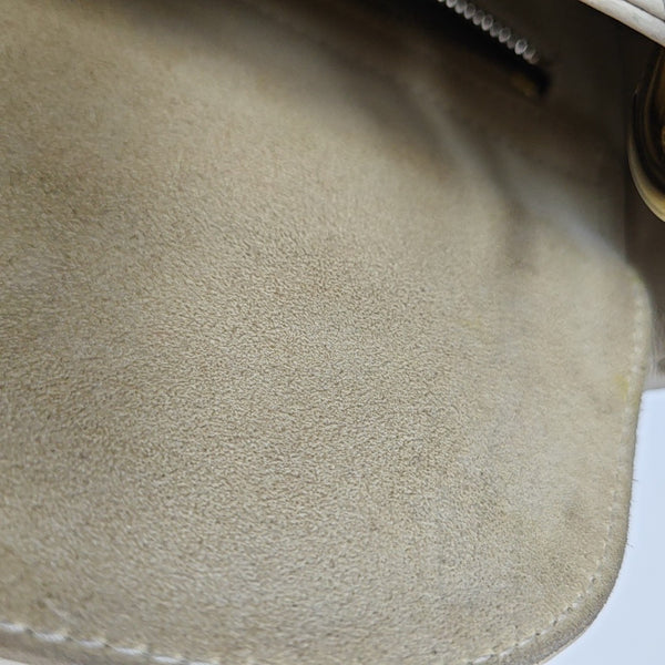 Lady Dior Mini Cannage Lambskin White