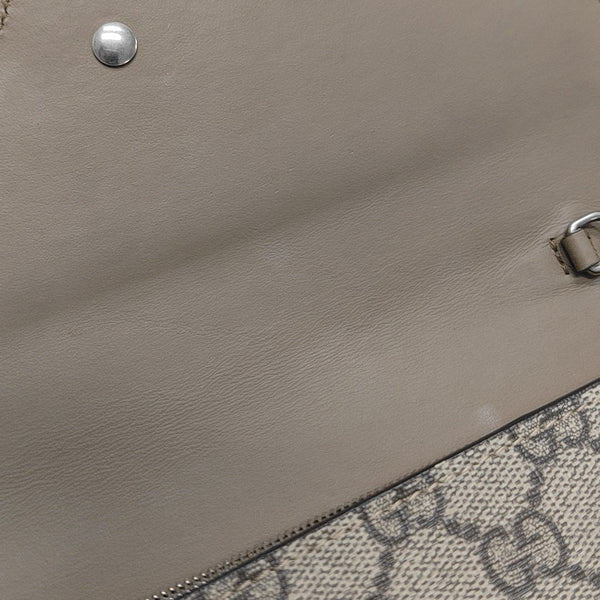 Dionysus Mini Monogram Coated Canvas Beige