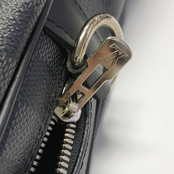 PORTE-DOCUMENTS PM Damier Graphite Coated Canvas Black