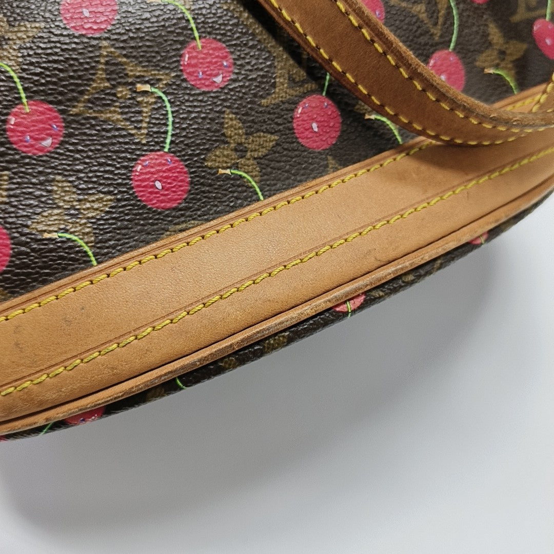 BUCKET PM Monogram Coated Canvas Brown