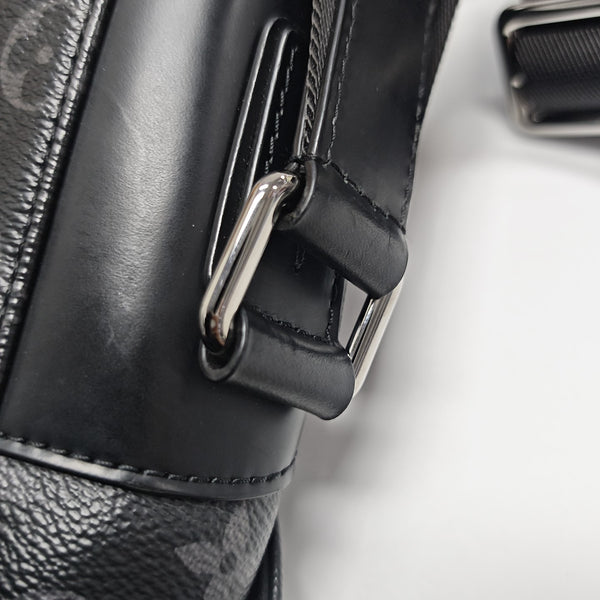 VOYAGER PM Monogram Coated Canvas Black