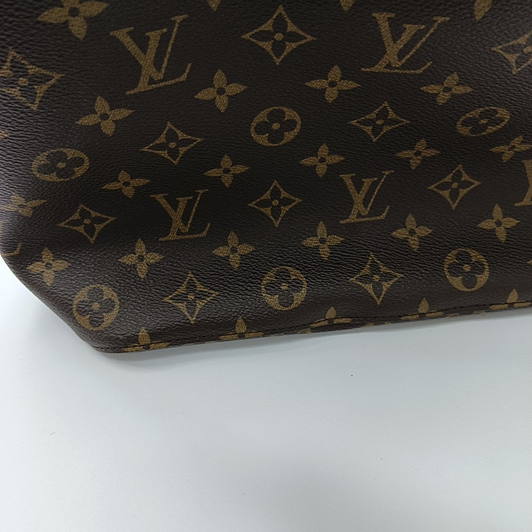 NÉONOÉ MM Monogram Coated Canvas Brown