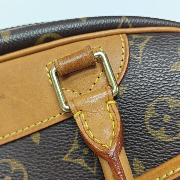 DEAUVILLE Monogram Coated Canvas Brown