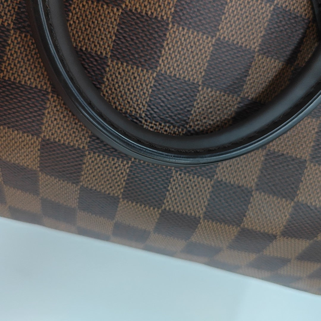 SPEEDY 25 Damier Ebene Coated Canvas Brown