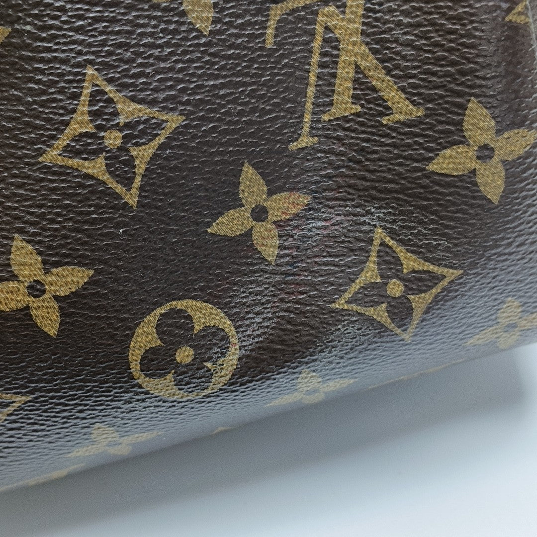 SPEEDY Nano Monogram Coated Canvas Brown