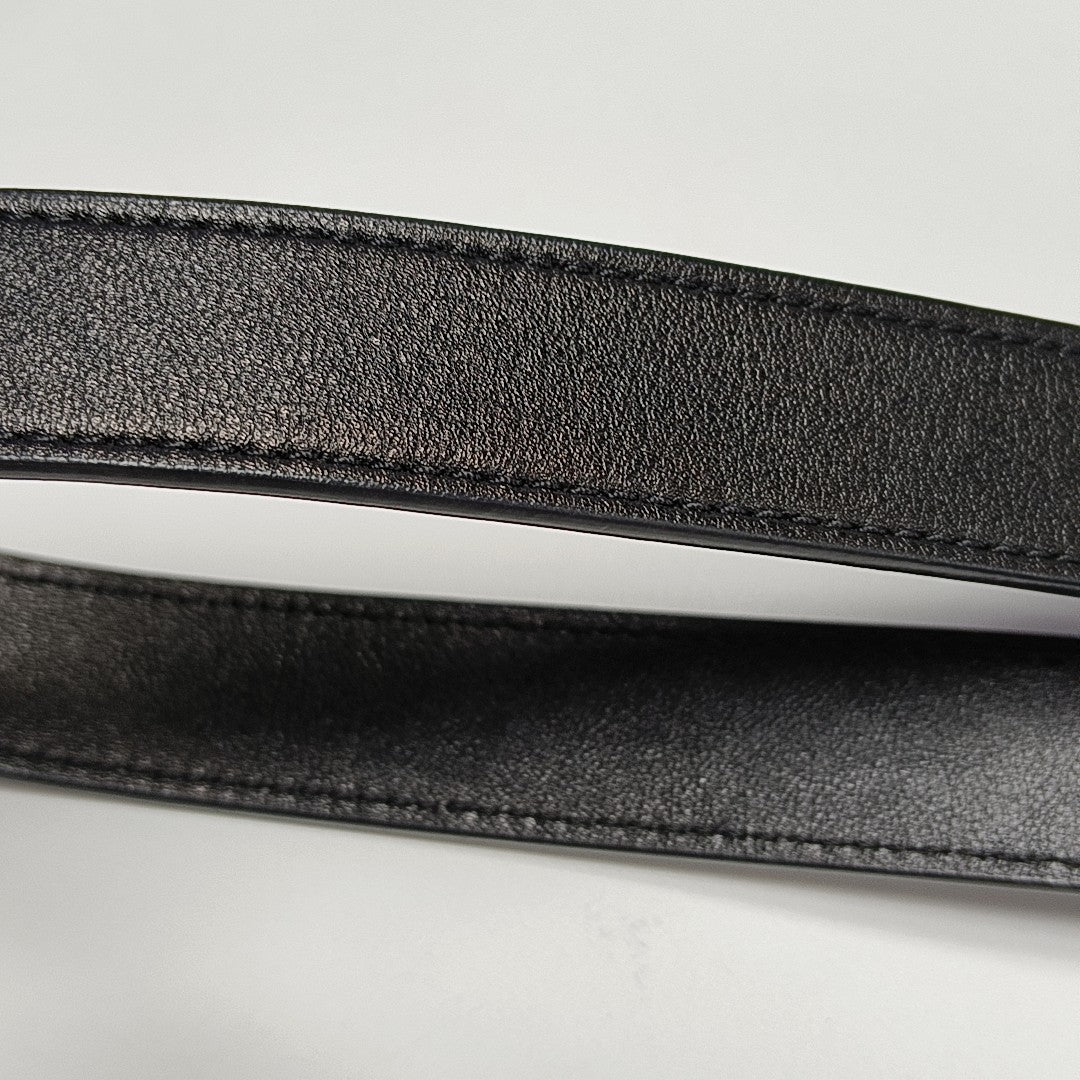 Calfskin Crossbody Bag Black