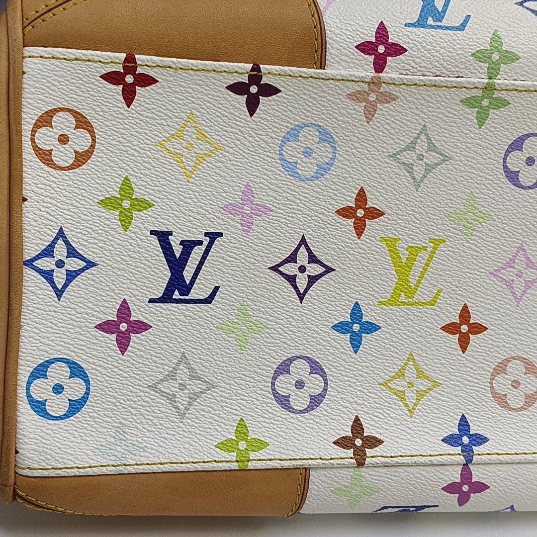 LV × TM CLAUDIA Monogram Coated Canvas White