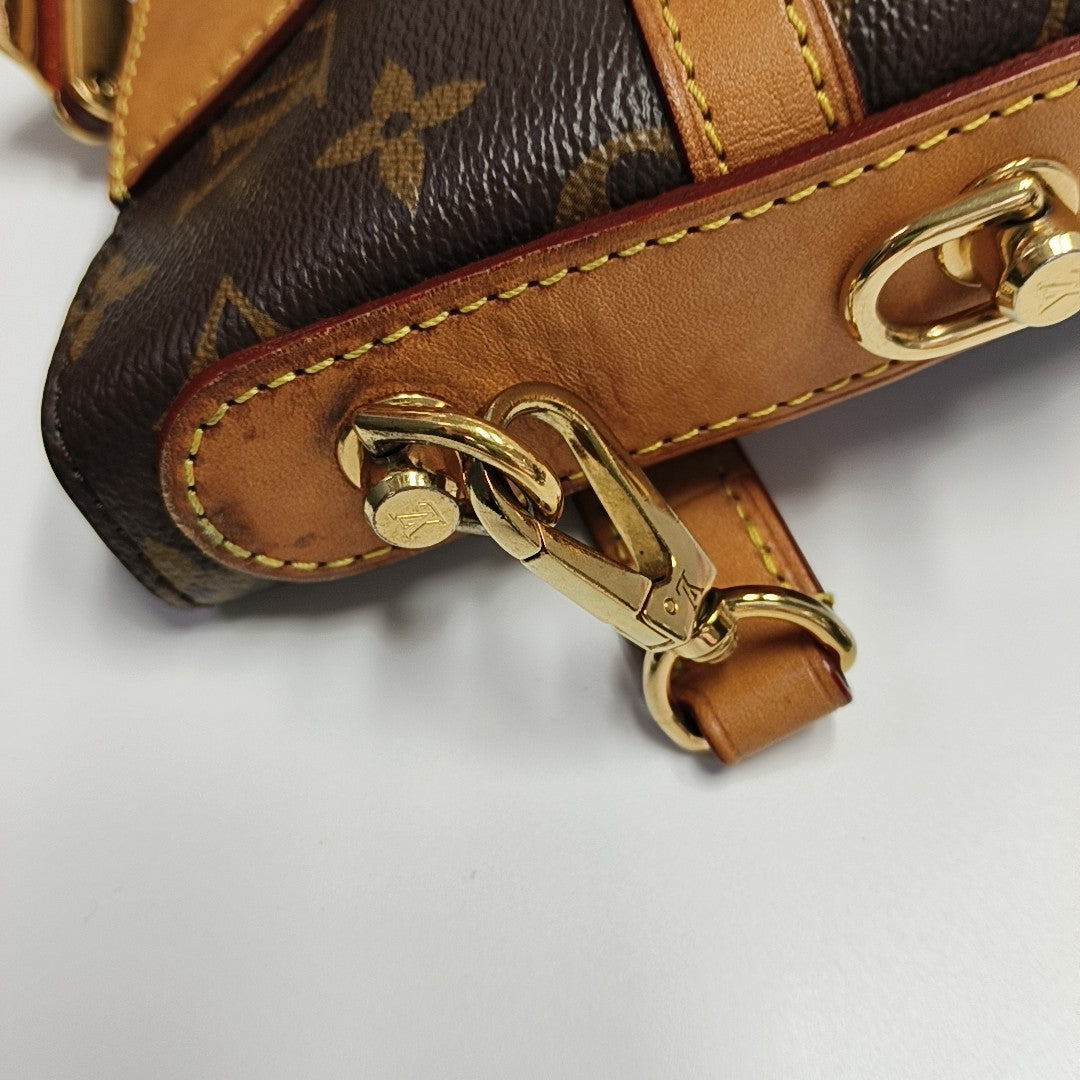 DUFFLE Monogram Coated Canvas Brown