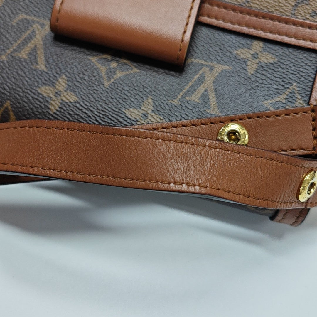 DAUPHINE Mini Monogram Coated Canvas Brown