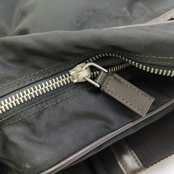 Nylon Shoulder Bag Black