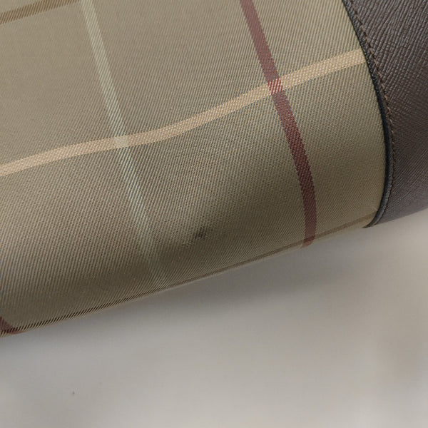 Canvas Top Handle Bag Brown