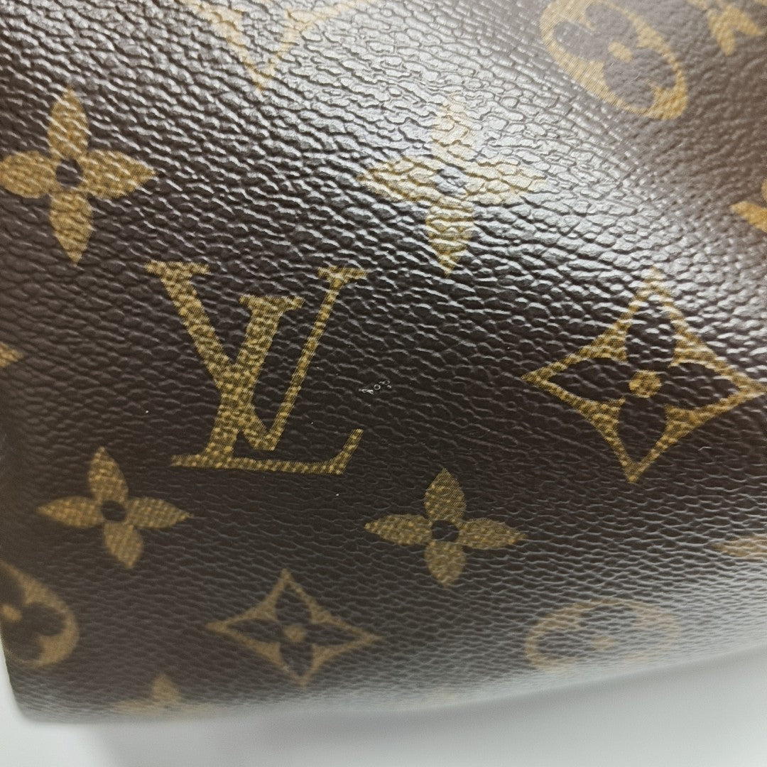 SPEEDY 25 Monogram Coated Canvas Brown