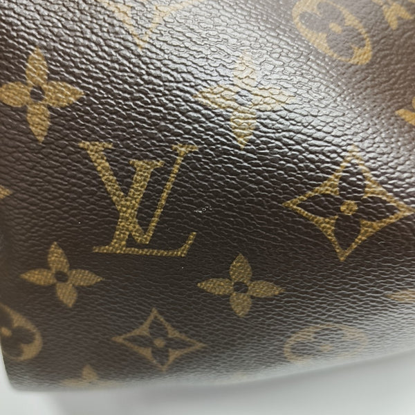 SPEEDY 25 Monogram Coated Canvas Brown