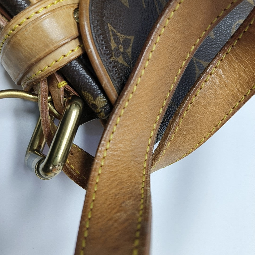 HUDSON PM Monogram Coated Canvas Brown