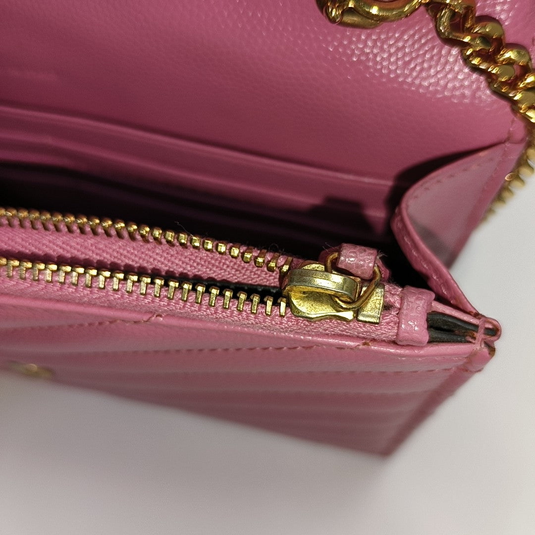 MONOGRAM WOC Chevron Calfskin Pink