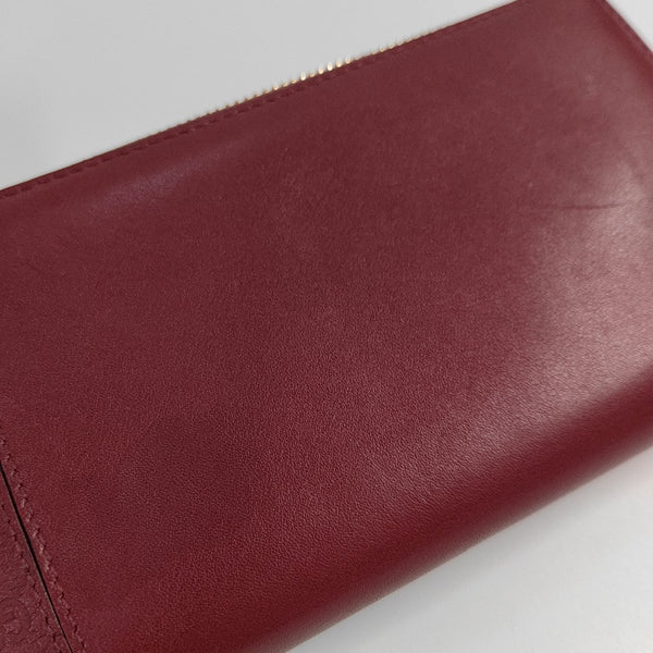 Monogram Calfskin Wallet Red