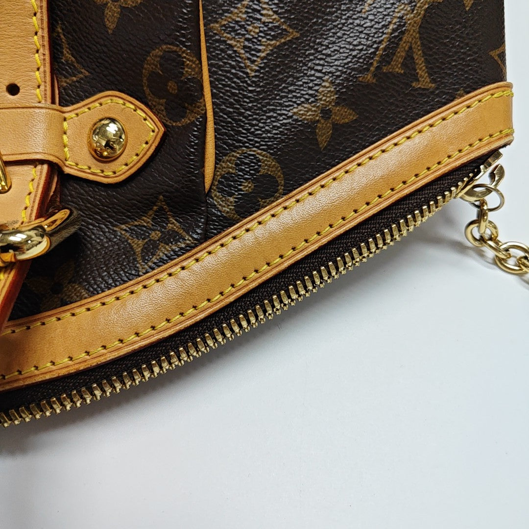TIVOLI GM Monogram Coated Canvas Brown