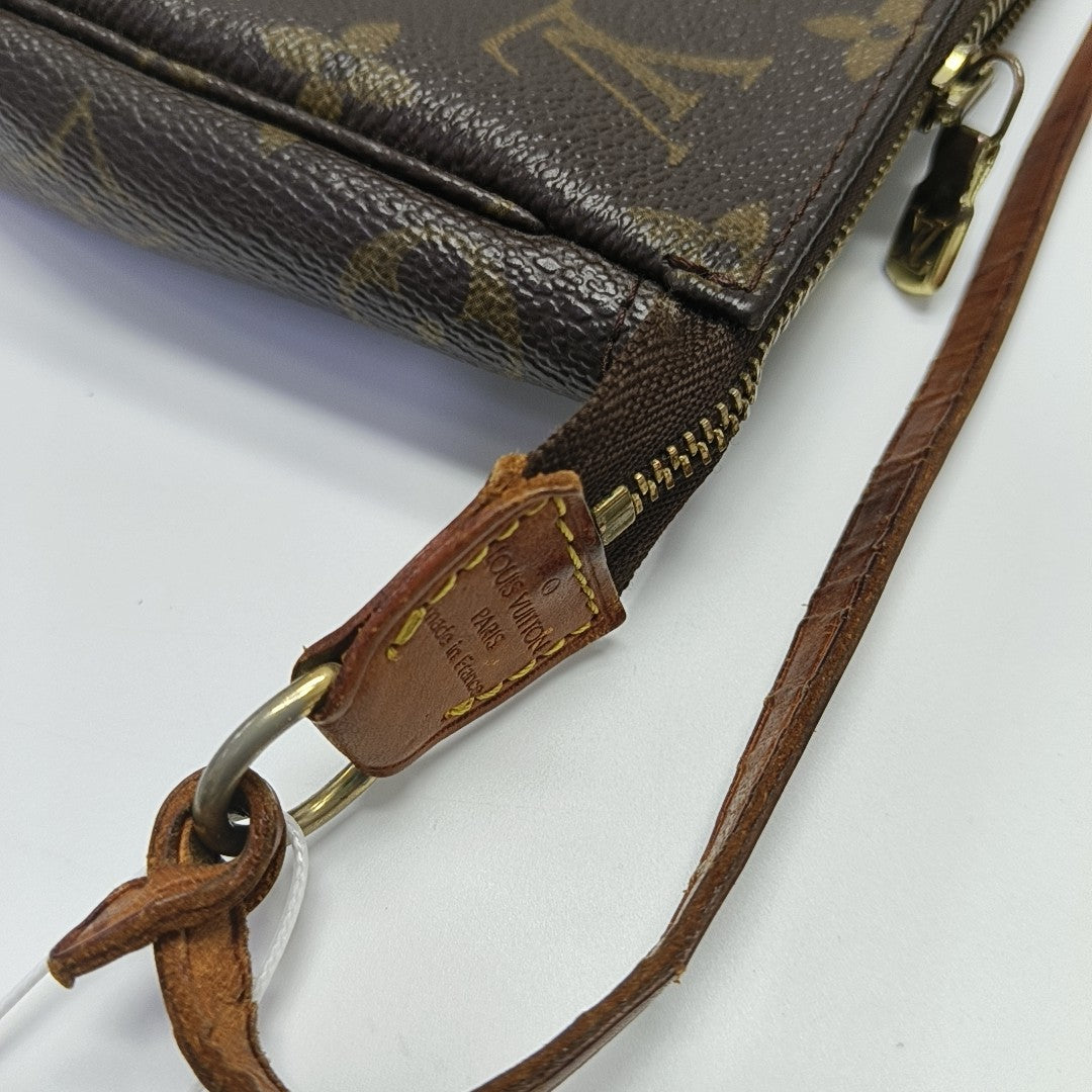 ACCESSOIRES Monogram Coated Canvas Brown