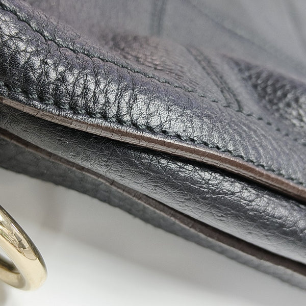 Calfskin Top Handle Bag Black