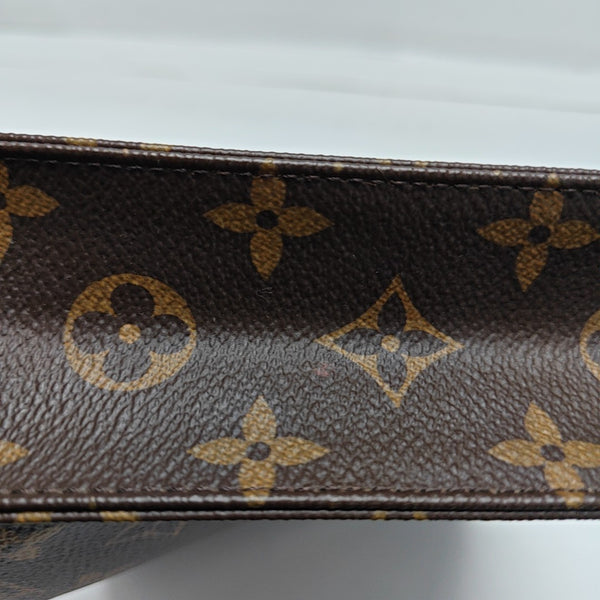 TOILET POCKET 26 Monogram Coated Canvas Brown