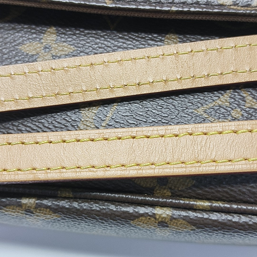 IVY Monogram Coated Canvas Brown