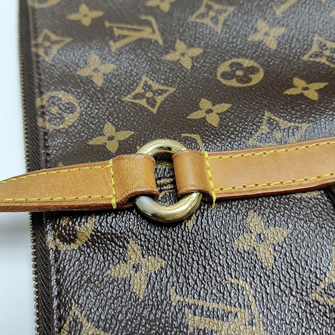 TOTALLY MM Monogram Coated Canvas Brown