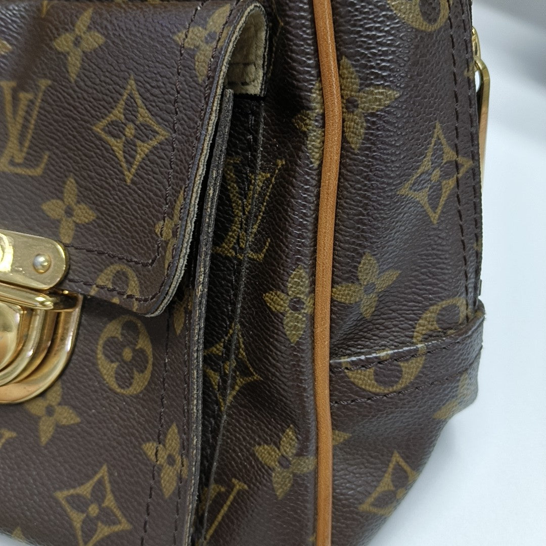 MANHATTAN GM Monogram Coated Canvas Brown
