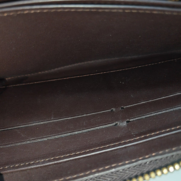 SARAH Monogram Patent Leather Red Wallet