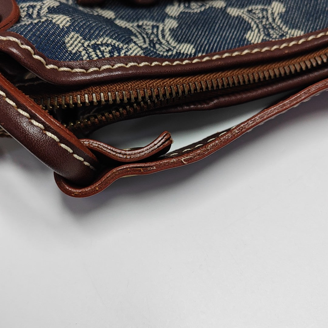 Canvas Shoulder Bag Blue