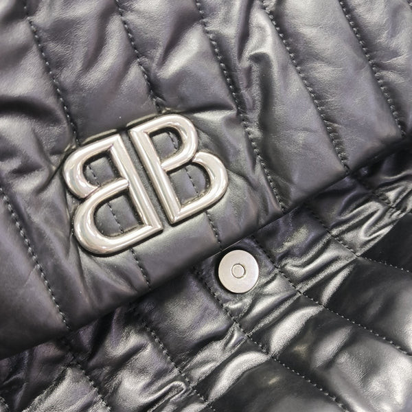 BB Quilted Calfskin Black