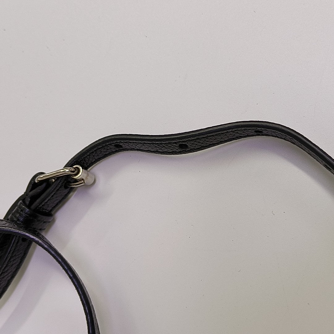 Calfskin Shoulder Bag Black