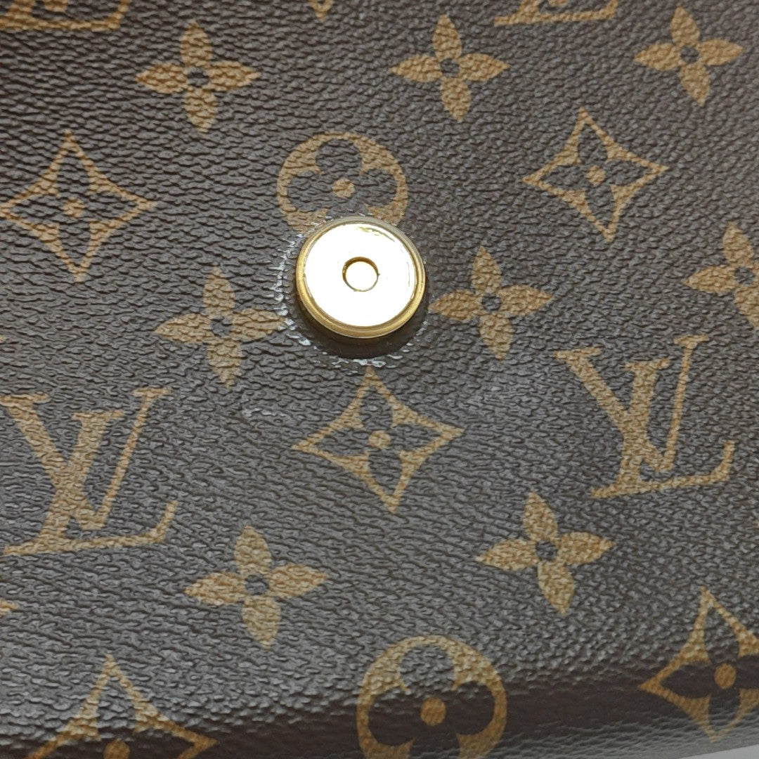 LOCKY BB Monogram Coated Canvas Brown