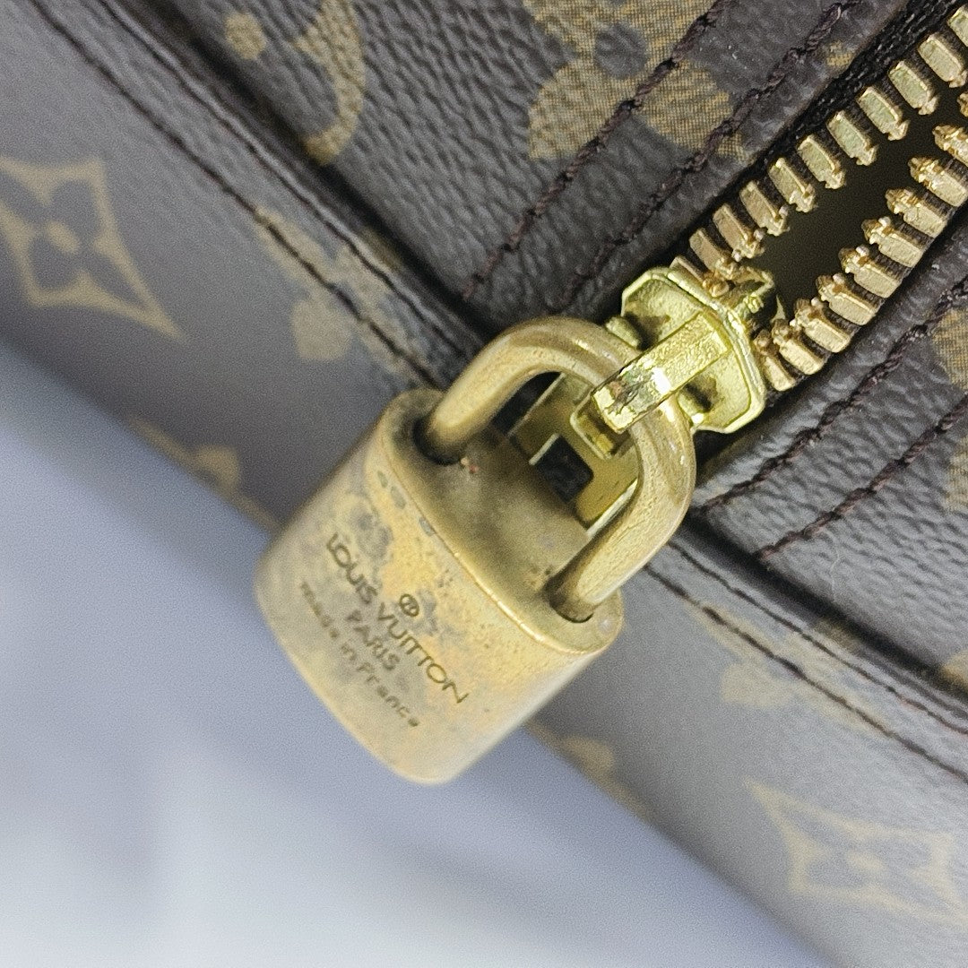 DEAUVILLE Monogram Coated Canvas Brown
