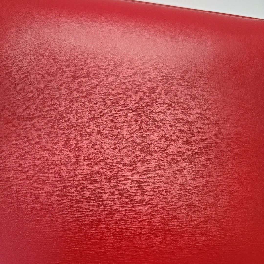 The Clip Calfskin Red