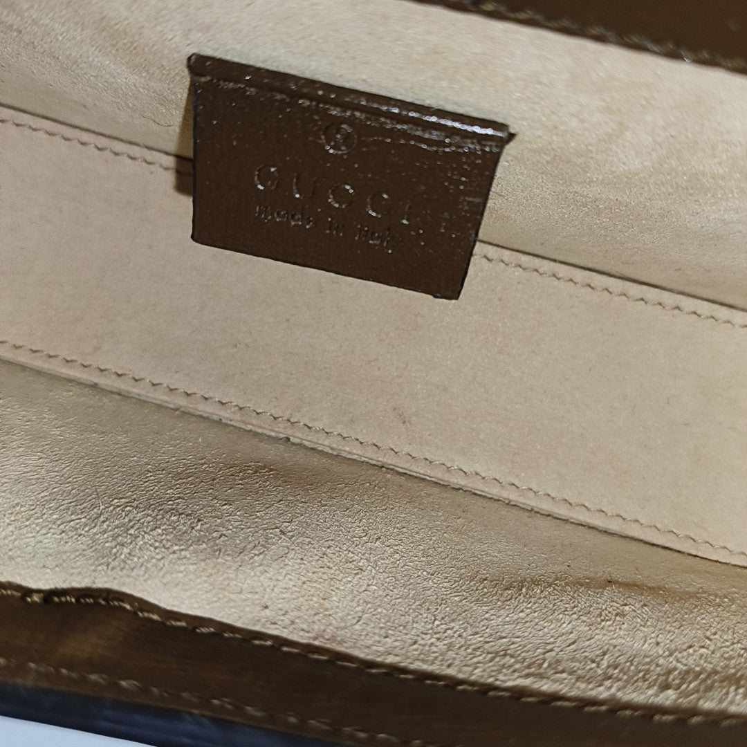 Horsebit 1955 Mini Monogram Coated Canvas Beige