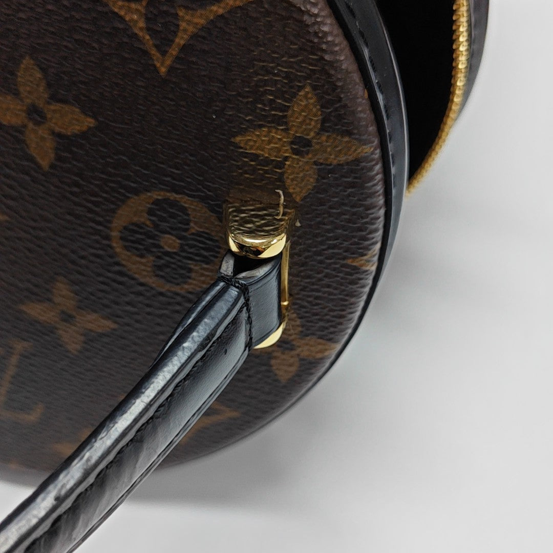 CANNES PM Monogram Coated Canvas Brown