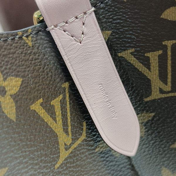 NÉONOÉ MM Monogram Coated Canvas Brown