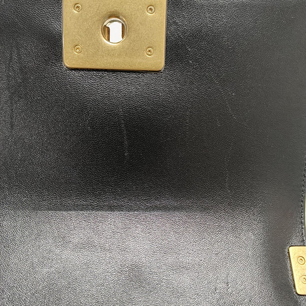 BOY CHANEL Small Quilted Lambskin Black