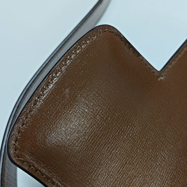 Horsebit 1955 Medium Monogram Coated Canvas Beige