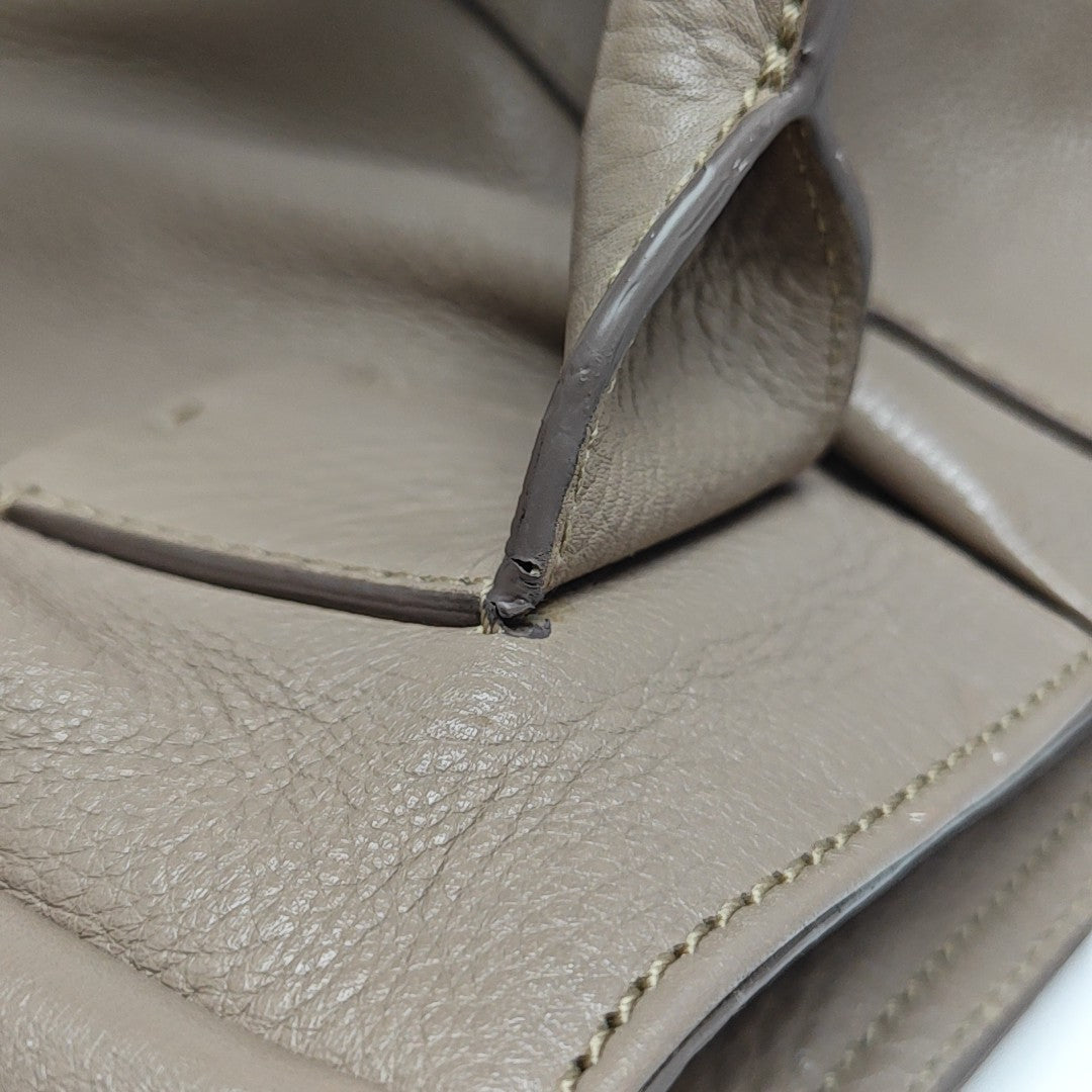 Gancini Calfskin Gray