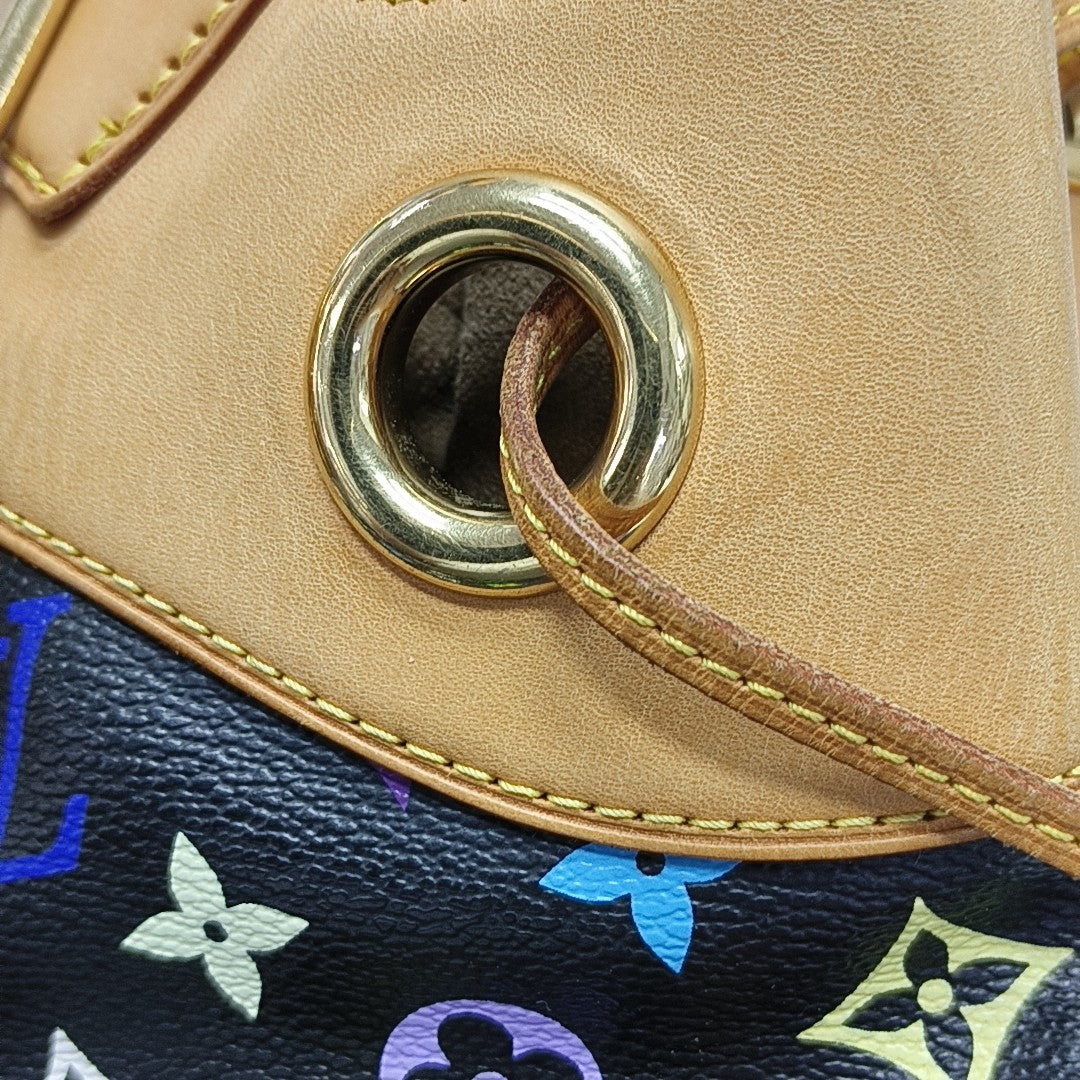 LV × TM URSULA Monogram Coated Canvas Black