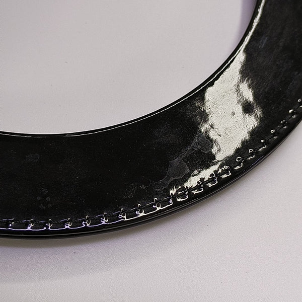 Lady Dior Medium Cannage Patent Leather Black