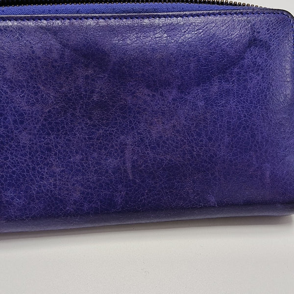 Classic City Lambskin Purple Wallet
