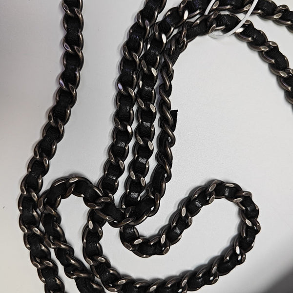 Python Shoulder Bag Black