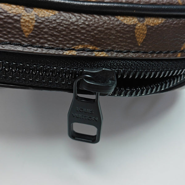 CHRISTOPHER Monogram Coated Canvas Brown