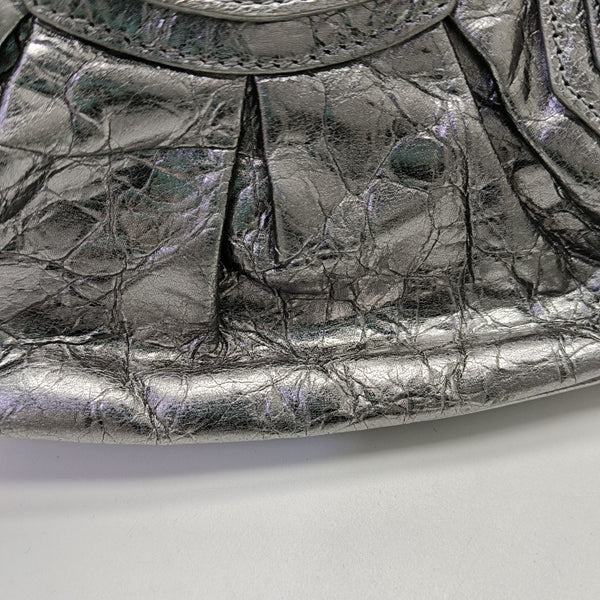 Le Cagole Mini Lambskin Silver