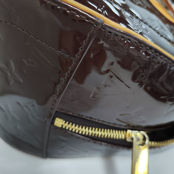 SUMMIT DRIVE Monogram Patent Leather Red