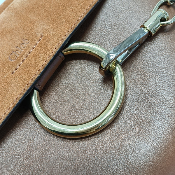 Faye Small Calfskin Brown