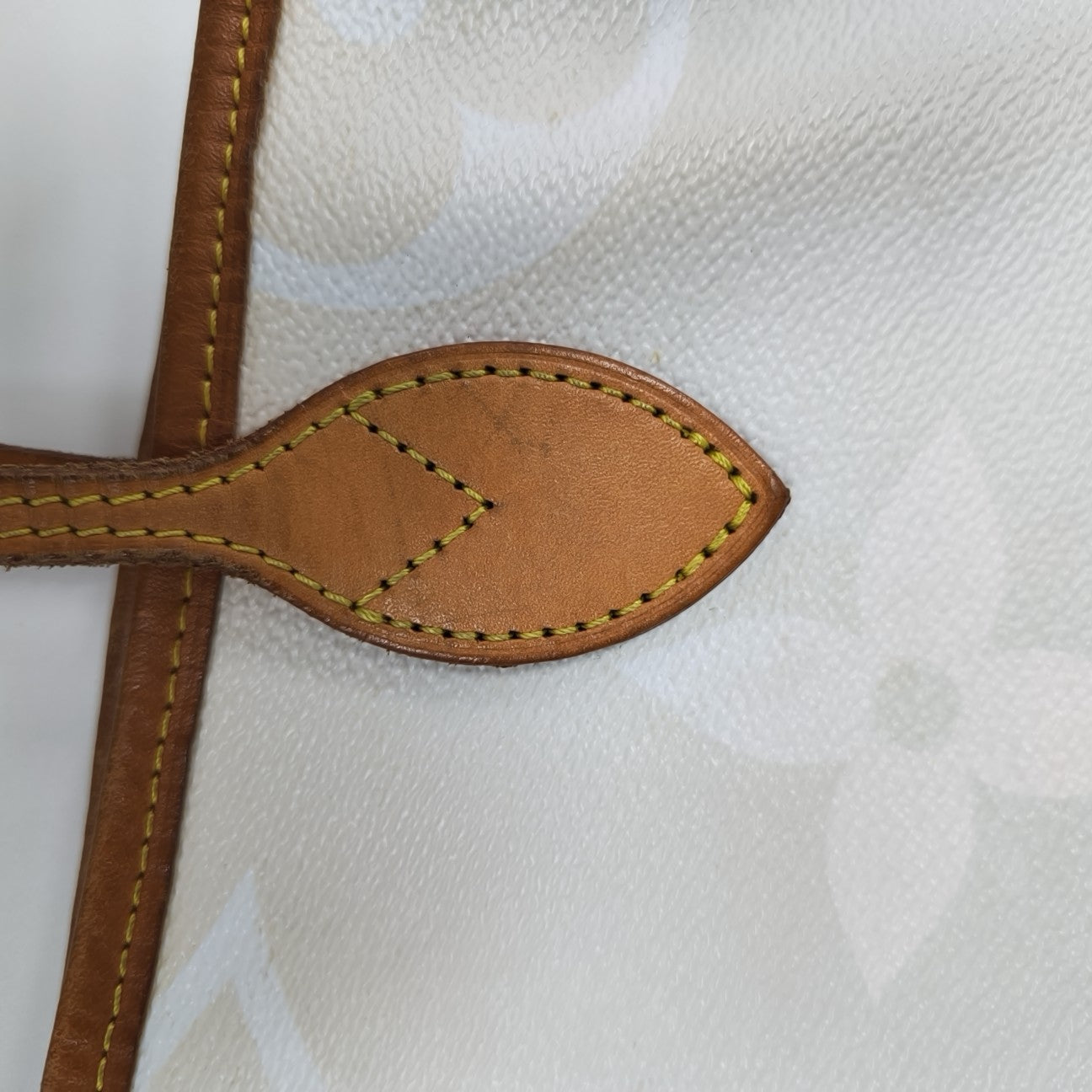 NEVERFULL MM Monogram Coated Canvas Blue